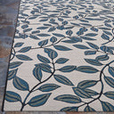 Couristan Dolce Summer Ivy 7512-0845 Slate Blue Area Rug