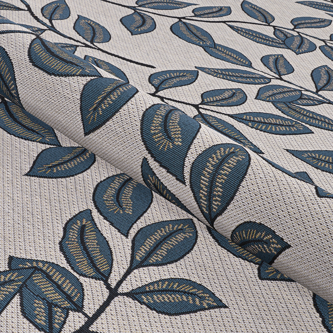 Couristan Dolce Summer Ivy 7512-0845 Slate Blue Area Rug