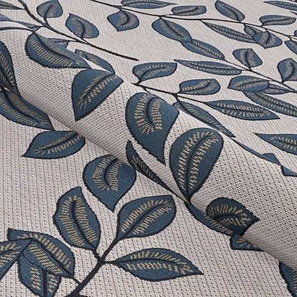 Couristan Dolce Summer Ivy 7512-0845 Slate Blue Area Rug