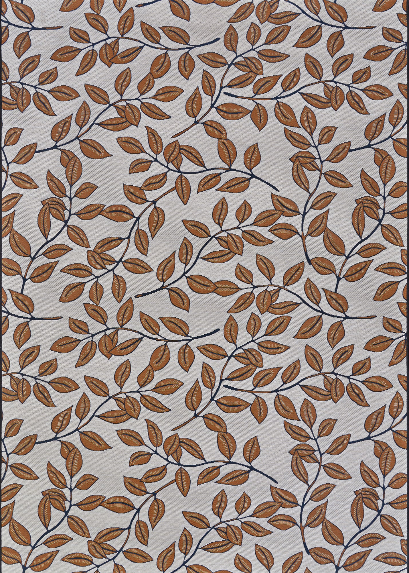 Couristan Dolce Summer Ivy 7512-1345 Terracotta Area Rug