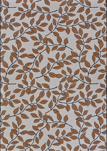 Couristan Dolce Summer Ivy 7512-1345 Terracotta Area Rug