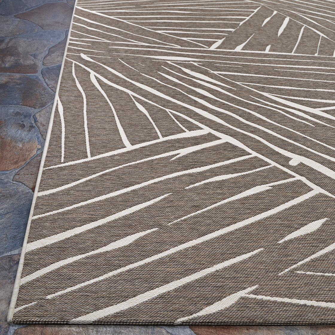 Couristan Dolce Parquet 7515-1103 Mocha Area Rug