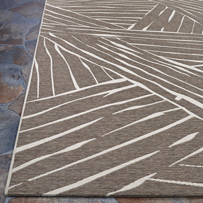 Couristan Dolce Parquet 7515-1103 Mocha Area Rug