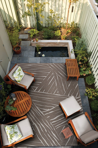 Couristan Dolce Parquet 7515-1103 Mocha Area Rug