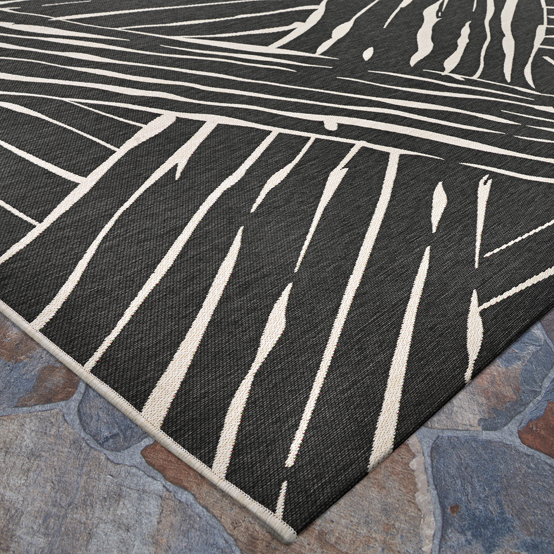 Couristan Dolce Parquet 7515-2102 Charcoal Area Rug