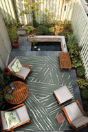 Couristan Dolce Parquet 7515-3103 Fern Area Rug
