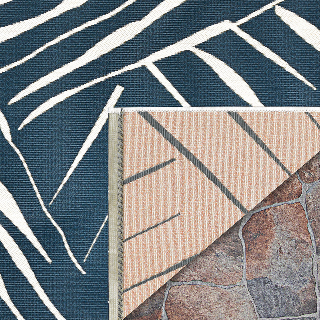 Couristan Dolce Parquet 7515-5105 Ink Area Rug