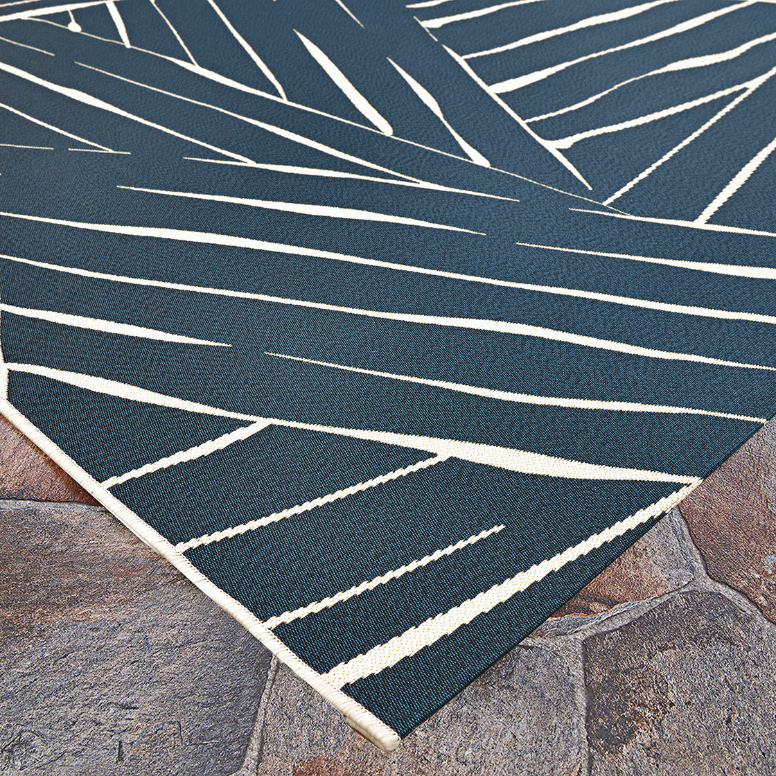 Couristan Dolce Parquet 7515-5105 Ink Area Rug