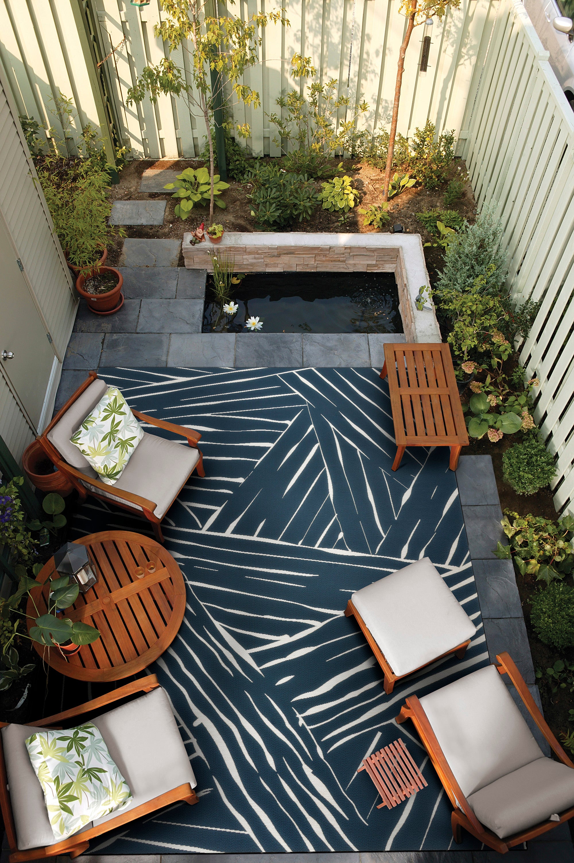 Couristan Dolce Parquet 7515-5105 Ink Area Rug