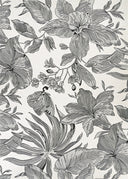 Couristan Dolce Flora 7517-0001 Snow Area Rug
