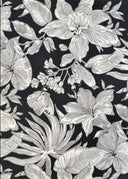 Couristan Dolce Flora 7517-2102 Nero Area Rug