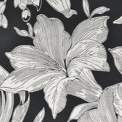 Couristan Dolce Flora 7517-2102 Nero Area Rug