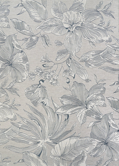 Couristan Dolce Flora 7517-5001 Argento Area Rug