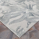 Couristan Dolce Flora 7517-5001 Argento Area Rug
