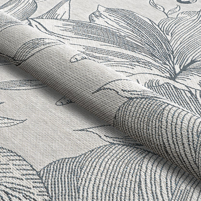 Couristan Dolce Flora 7517-5001 Argento Area Rug