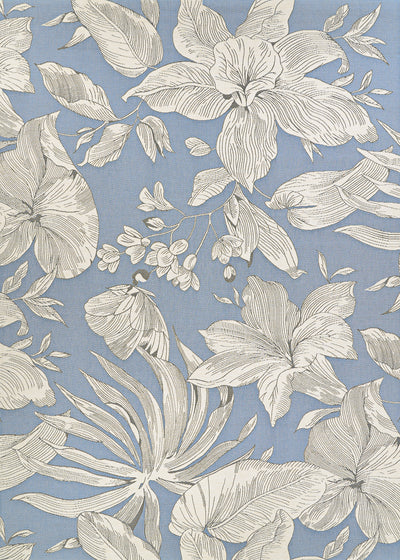 Couristan Dolce Flora 7517-5202 ice Area Rug