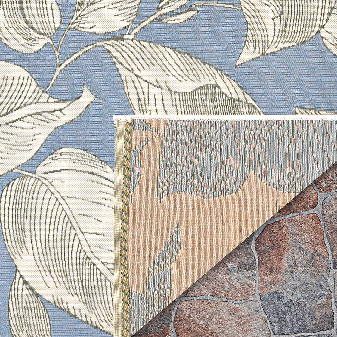 Couristan Dolce Flora 7517-5202 ice Area Rug
