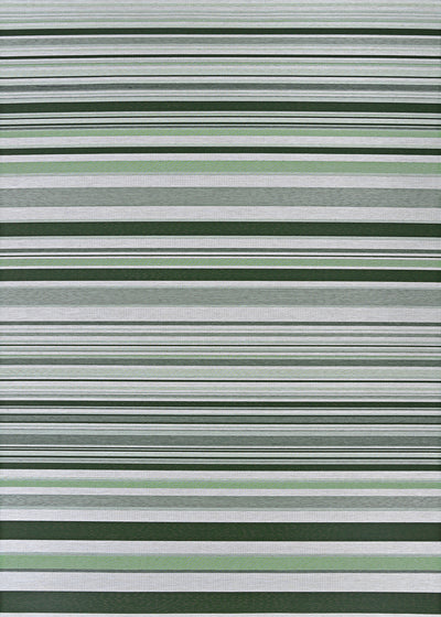 Couristan Dolce Striped 7518-3303 Grass Area Rug