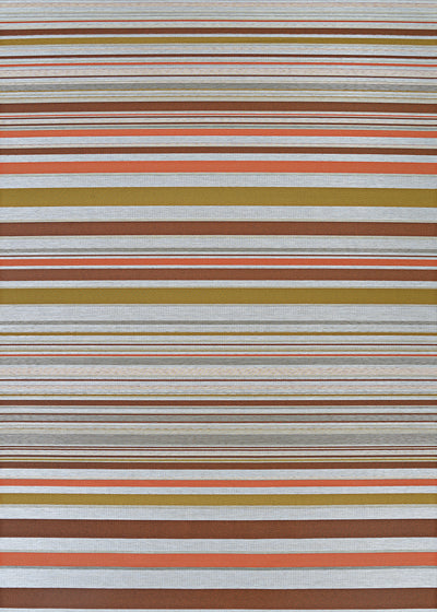 Couristan Dolce Striped 7518-4404 Sunset Area Rug