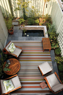 Couristan Dolce Striped 7518-4404 Sunset Area Rug