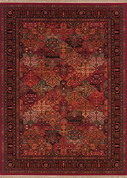 Couristan Kashimar Imperial Baktiari 8143-3203 Antique Red Area Rug