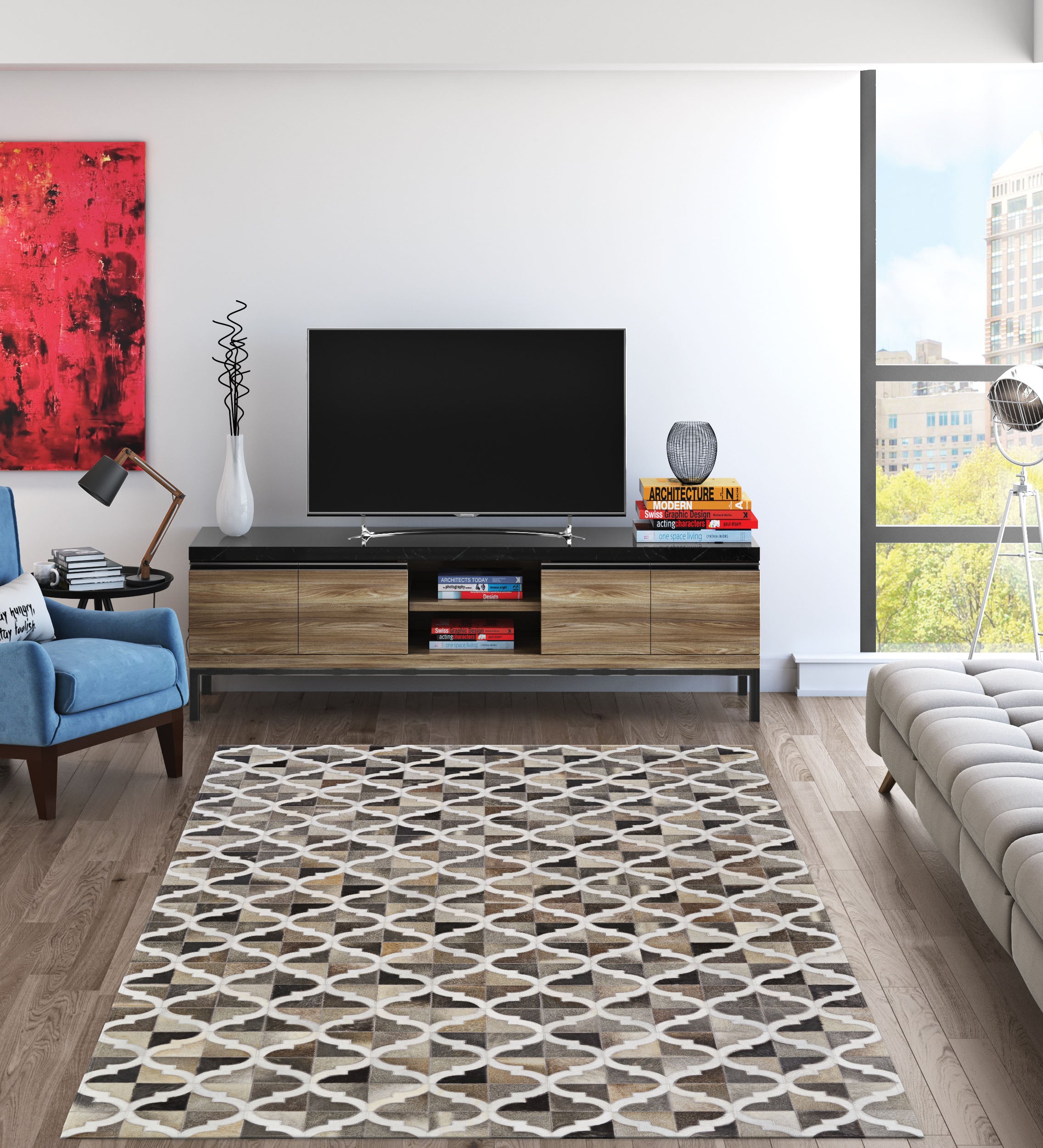 Couristan Chalet Tessela Natural Area Rug