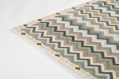 Erin Gates Abbot ABB-1 Blue Hand Tufted Area Rug by Momeni