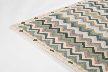 Erin Gates Abbot ABB-1 Blue Hand Tufted Area Rug by Momeni