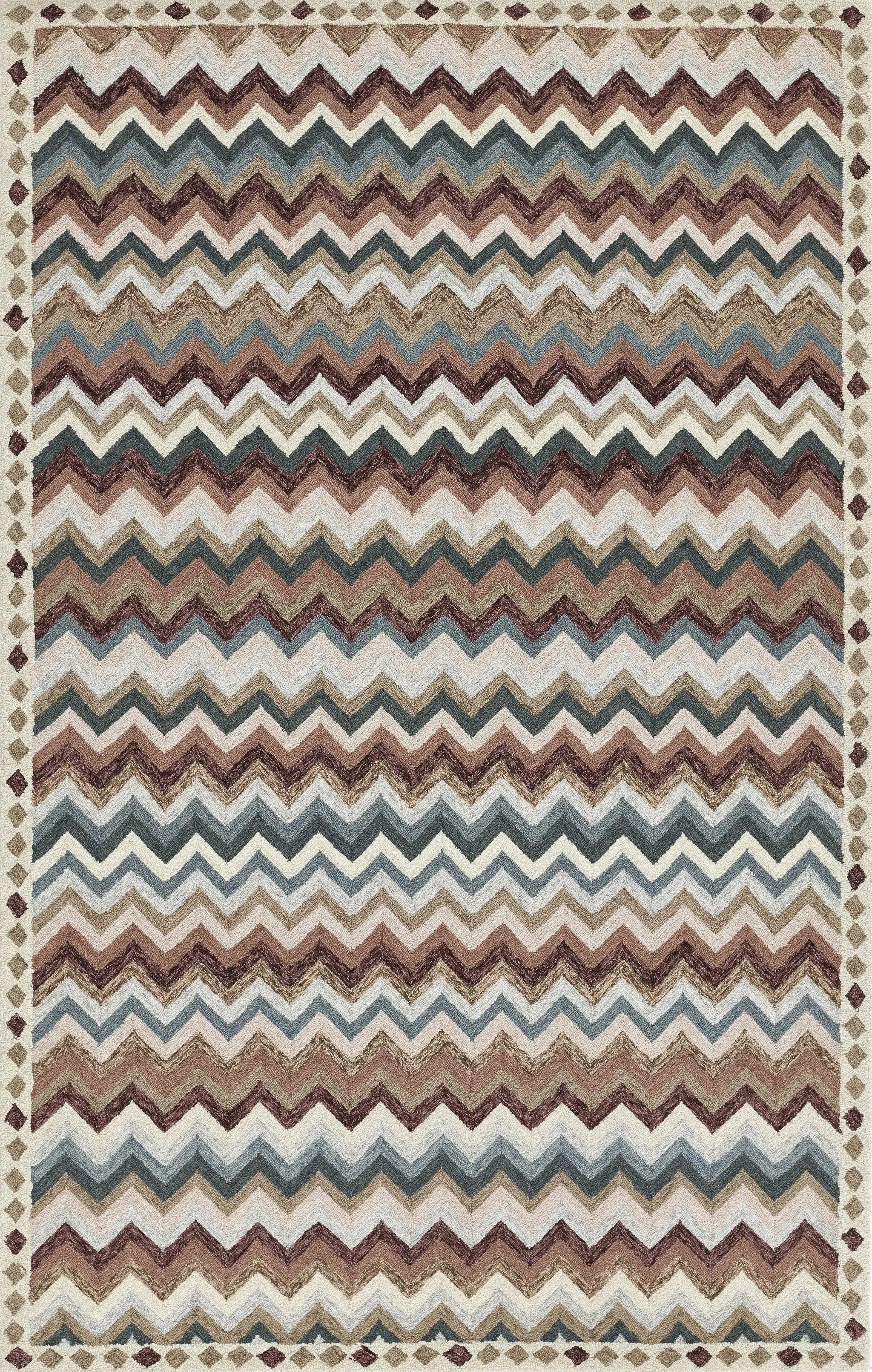 Erin Gates Abbot ABB-1 Multi-Color Hand Tufted Area Rug by Momeni