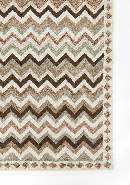 Erin Gates Abbot ABB-1 Neutral Hand Tufted Area Rug by Momeni