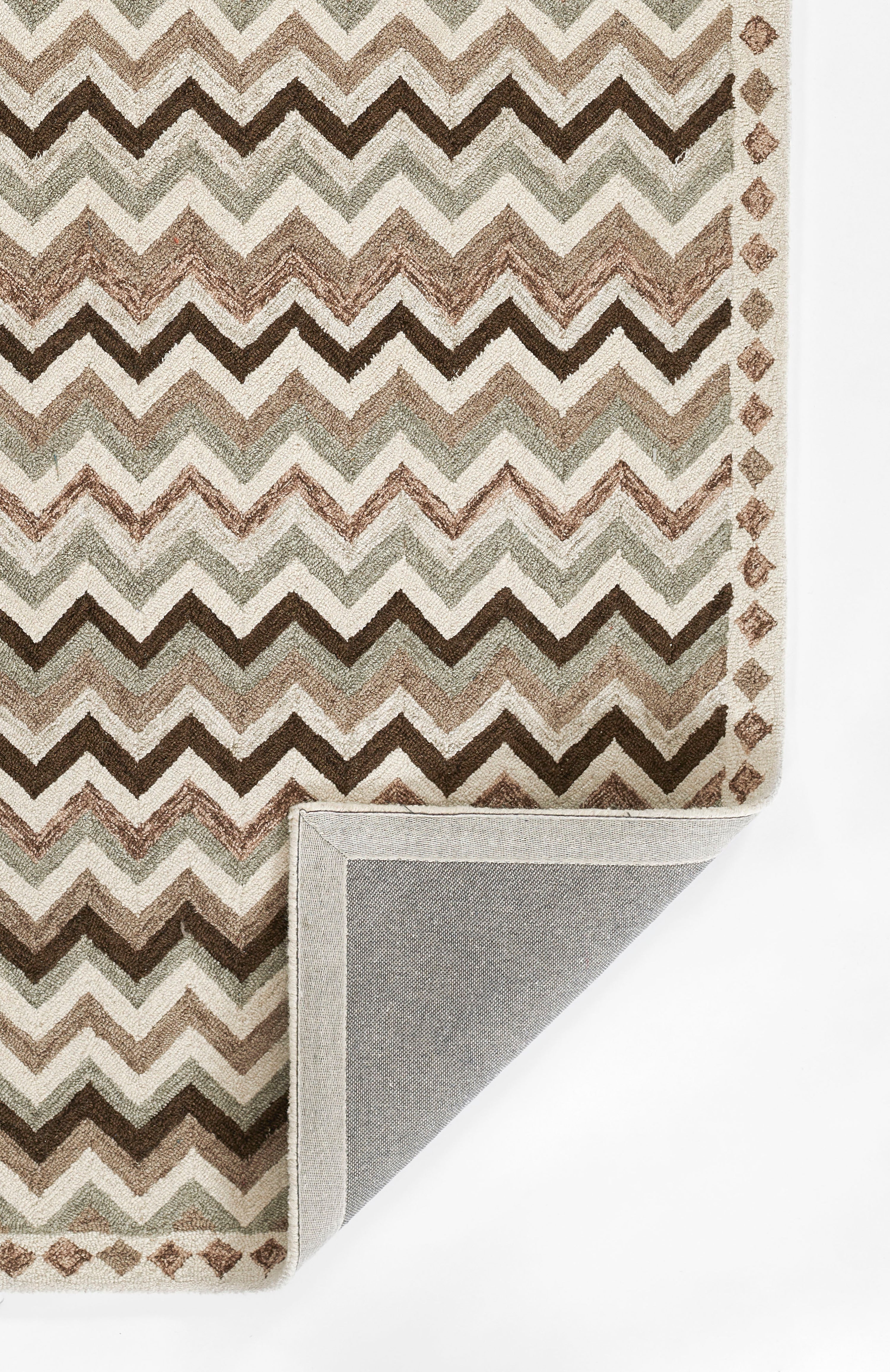 Erin Gates Abbot ABB-1 Neutral Hand Tufted Area Rug by Momeni