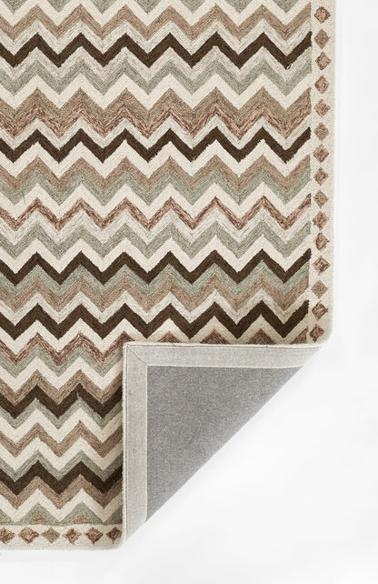 Erin Gates Abbot ABB-1 Neutral Hand Tufted Area Rug by Momeni