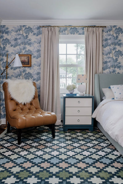 Abbot ABB-2 Blue Area Rug by Erin Gates by Momeni