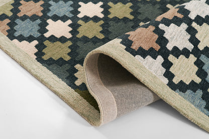 Erin Gates Abbot ABB-2 Blue Hand Tufted Area Rug by Momeni