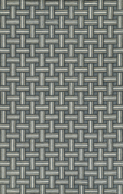 Erin Gates Abbot ABB-3 Blue Hand Tufted Area Rug by Momeni