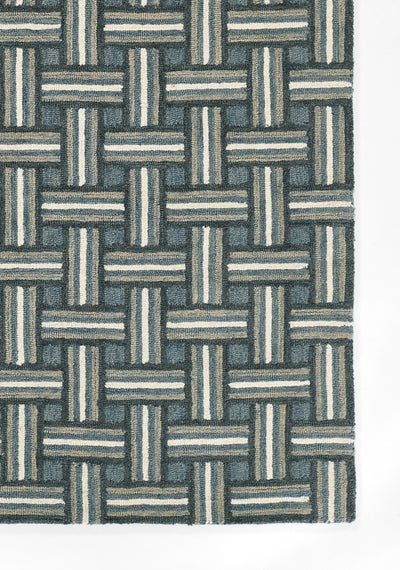 Erin Gates Abbot ABB-3 Blue Hand Tufted Area Rug by Momeni