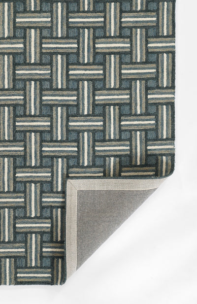 Erin Gates Abbot ABB-3 Blue Hand Tufted Area Rug by Momeni