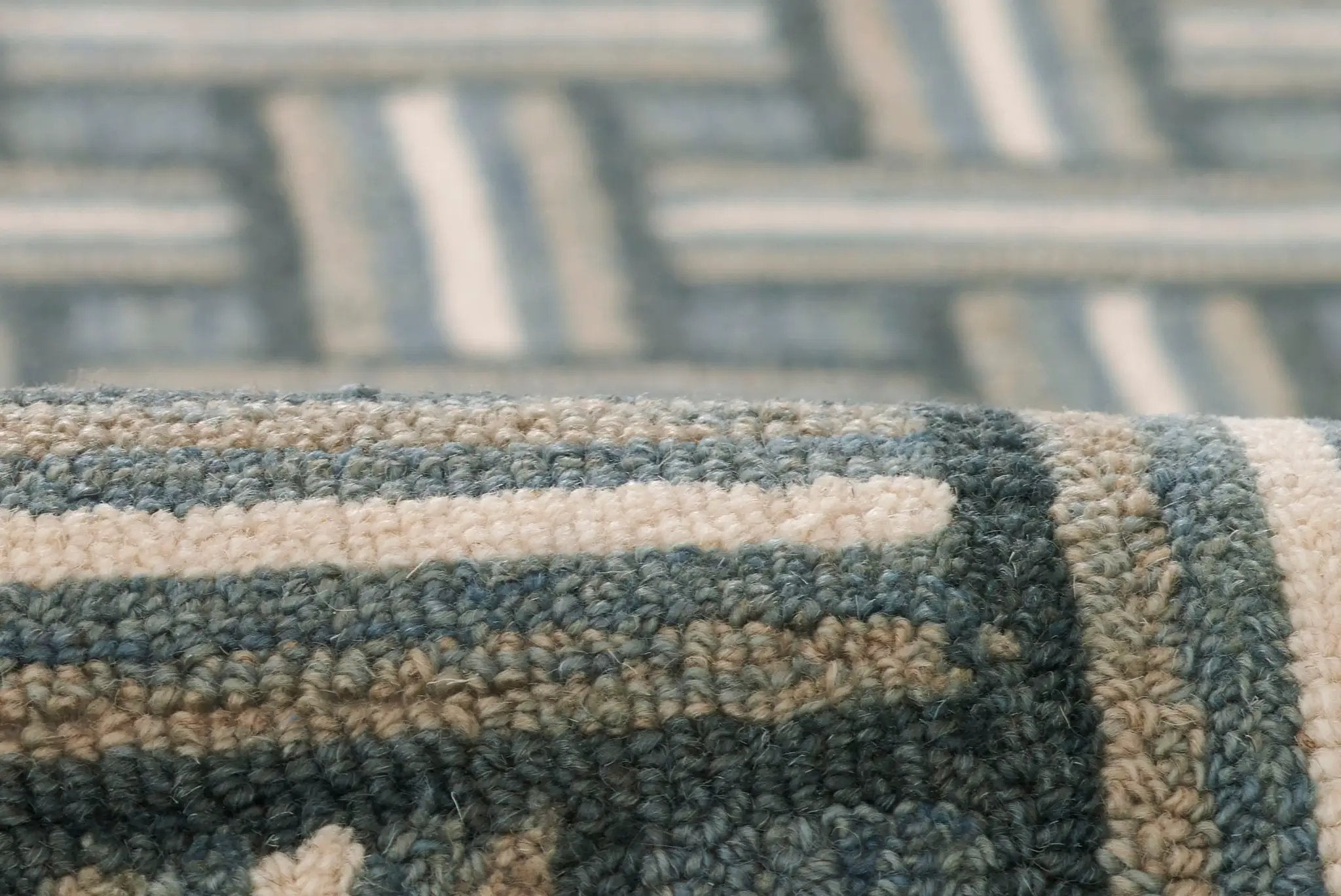 Erin Gates Abbot ABB-3 Blue Hand Tufted Area Rug by Momeni