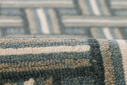 Erin Gates Abbot ABB-3 Blue Hand Tufted Area Rug by Momeni