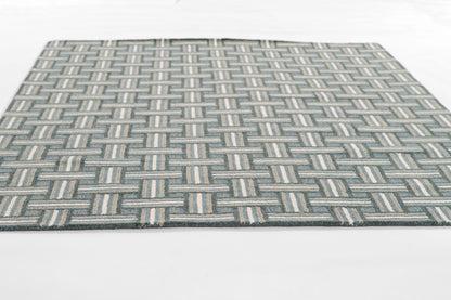 Erin Gates Abbot ABB-3 Blue Hand Tufted Area Rug by Momeni
