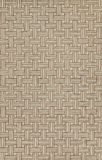 Erin Gates Abbot ABB-3 Neutral Hand Tufted Area Rug by Momeni