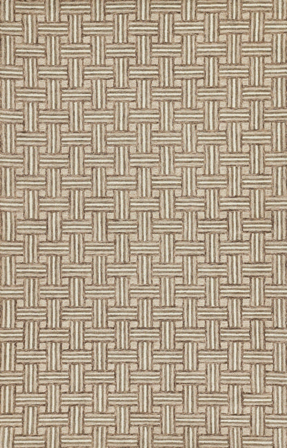Erin Gates Abbot ABB-3 Neutral Hand Tufted Area Rug by Momeni