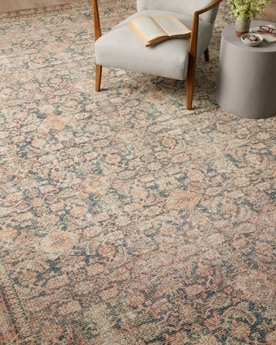 Angela Rose x Loloi Aubrey AUB-01 Navy / Multi Area Rug