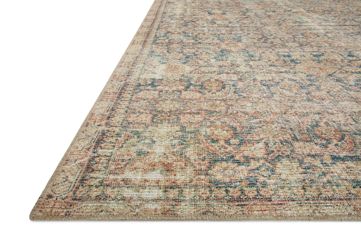 Aubrey AUB-01 Navy / Multi Area Rug by Angela Rose x Loloi