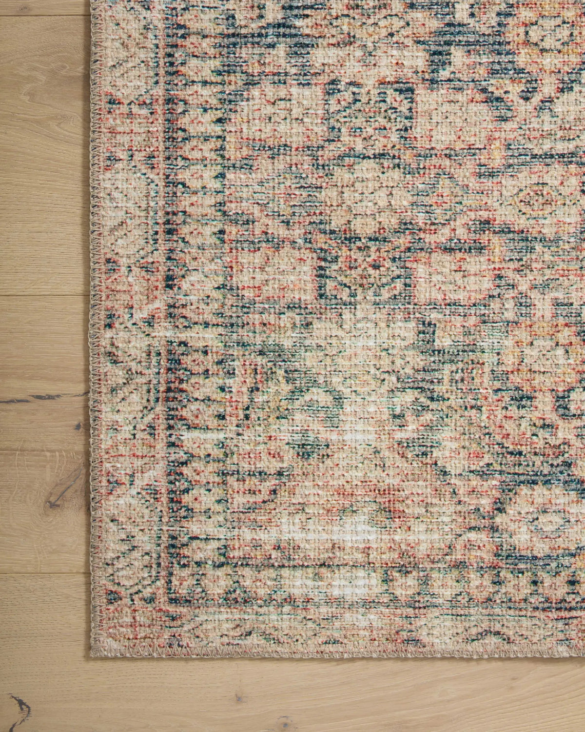 Aubrey AUB-01 Navy / Multi Area Rug by Angela Rose x Loloi