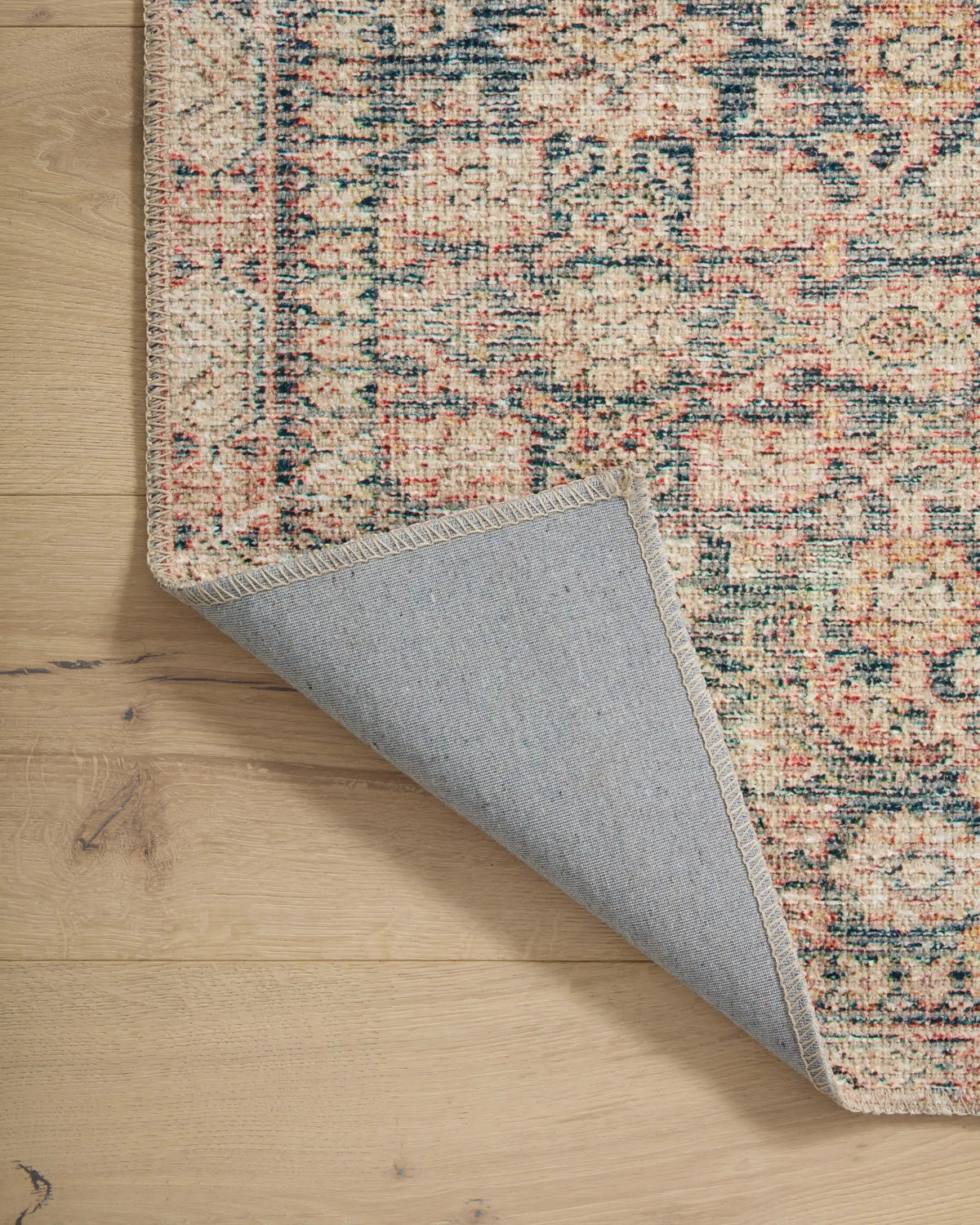 Aubrey AUB-01 Navy / Multi Area Rug by Angela Rose x Loloi