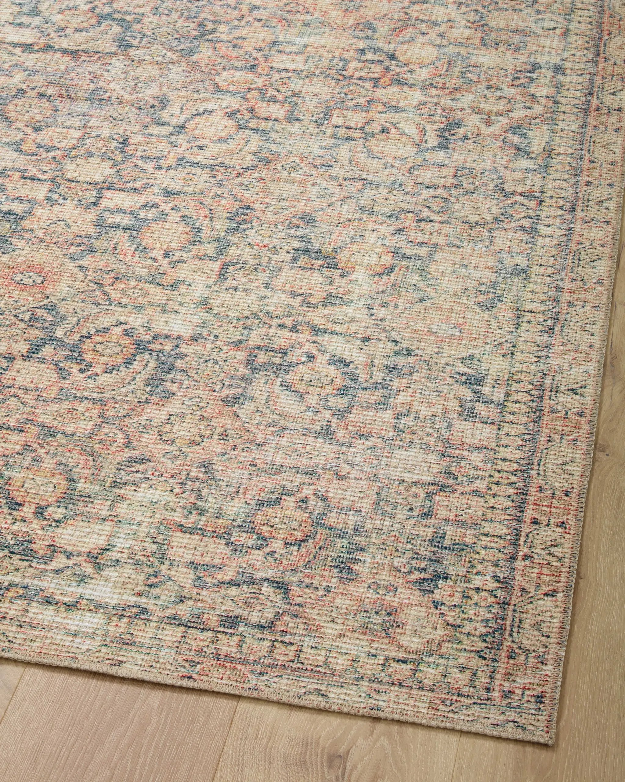 Aubrey AUB-01 Navy / Multi Area Rug by Angela Rose x Loloi