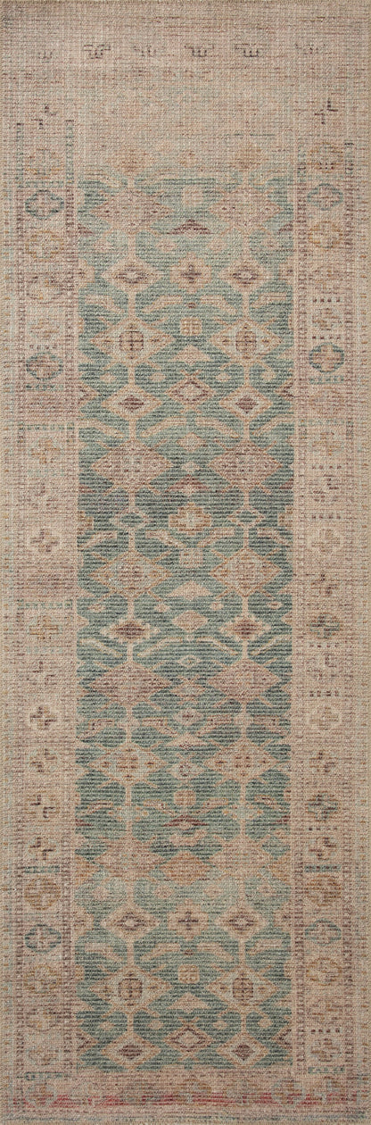Angela Rose x Loloi Aubrey AUB-02 Aqua / Sand Area Rug