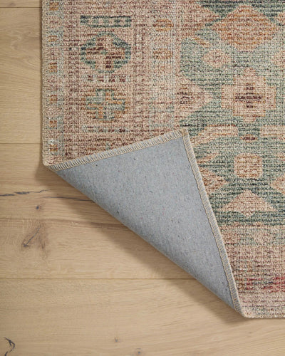 Aubrey AUB-02 Aqua / Sand Area Rug by Angela Rose x Loloi