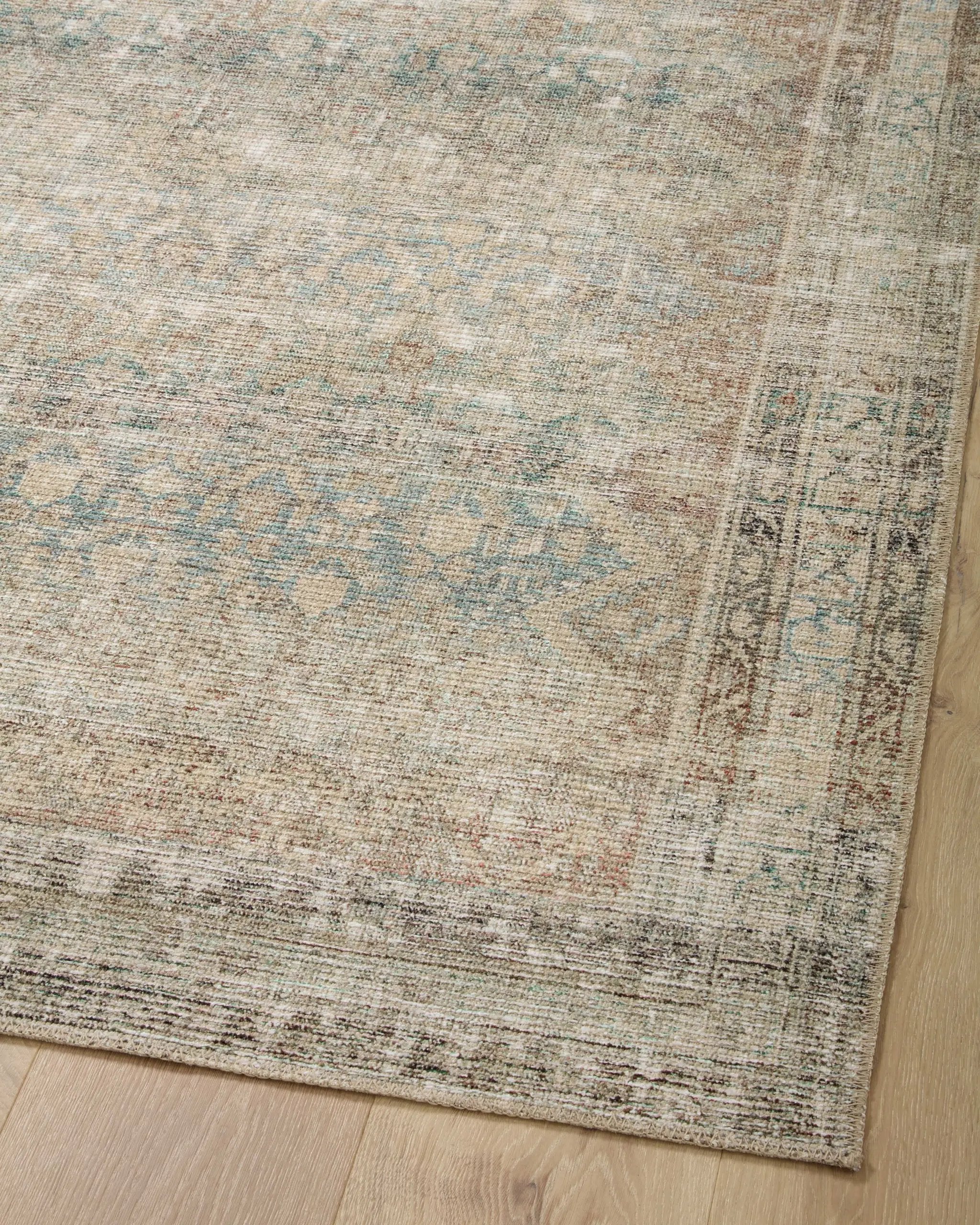 Aubrey AUB-03 Jade / Natural Area Rug by Angela Rose x Loloi